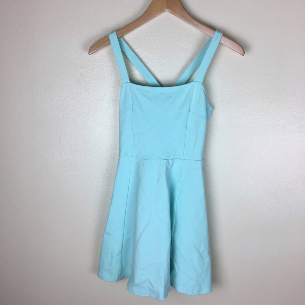 Light blue strappy A-line dress from Divided